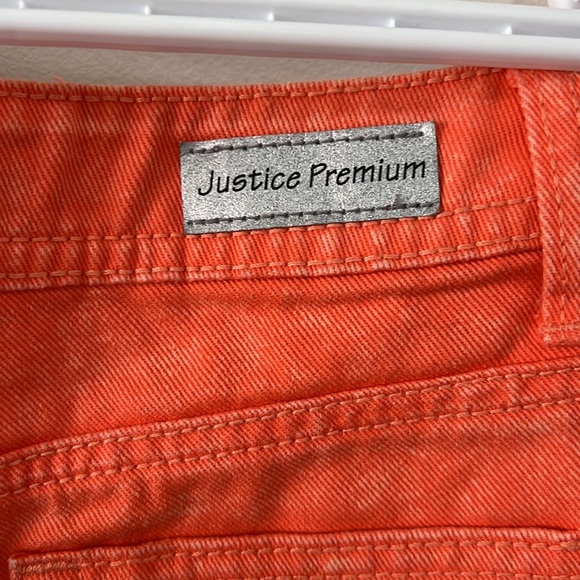 Justice Kids Girls Jeans Shorts Size 10 - Picture 3 of 11
